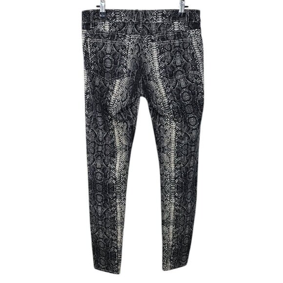 The Kooples Womens Skin Fit, Snake Print, Low Rise, Skinny Jeans, Size 29 - Picture 2 of 8
